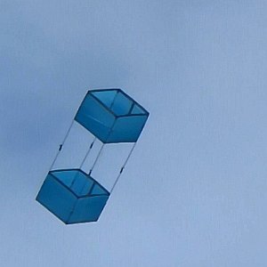 Large traditional box kite.