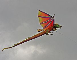 Cool can also mean super-artistry, as with this Dragon kite.