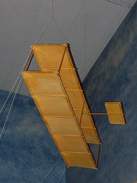 A replica of a Wright Brothers kite.