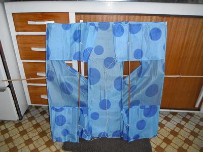 Delta sail folded in