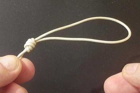 Double Loop Knot - step 4