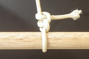 The Half-Hitch - 3 tied here.