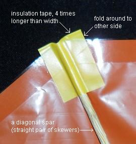 The 2-Skewer Barn Door - attachment of bamboo to plastic