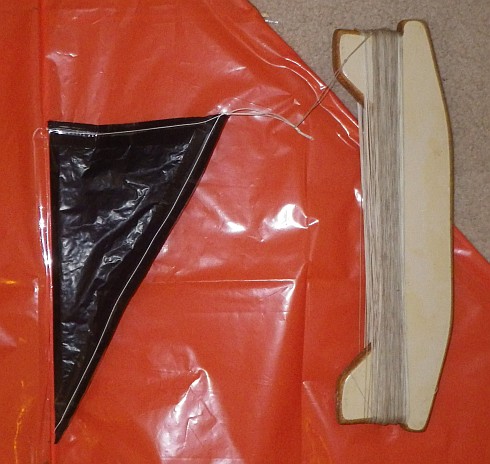 The 2-Skewer Delta - attaching the flying line The 2-Skewer Delta - attaching the flying line