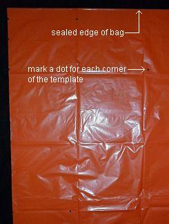 The 2-Skewer Sled - template corners marked on plastic. The 2-Skewer Sled - template corners marked on plastic.