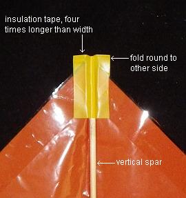 The 2-Skewer Rokkaku - close-up of tip cap. The 2-Skewer Rokkaku - close-up of tip cap.