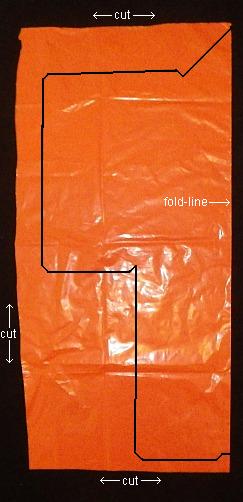 The 2-Skewer Rokkaku - bag cut on 3 sides. The 2-Skewer Rokkaku - bag cut on 3 sides.