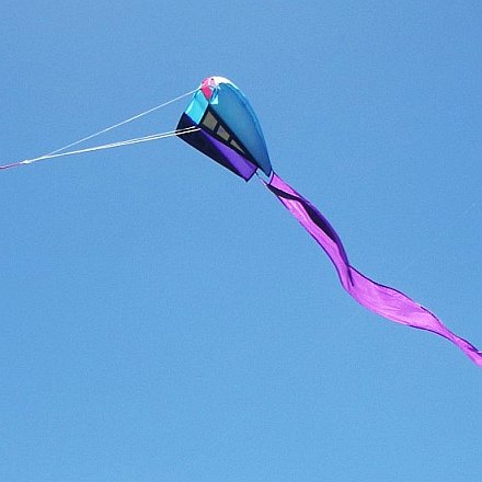 Soft Cloth Folding Pocket Flying Kites for Children with Kite Line Storage Case 