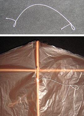 The 1-Skewer Diamond - bridle and rearn attachment.