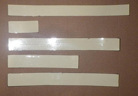 The Paper Delta kite - rectangles cut out. The Paper Delta kite - rectangles cut out.