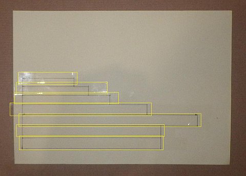 The Paper Delta kite - rectangles taped.