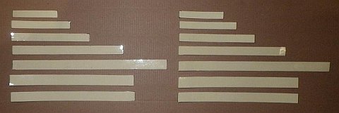 The Paper Delta kite - rectangles cut out.