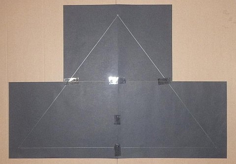 The Paper Delta kite - lines drawn between dots. The Paper Delta kite - lines drawn between dots.