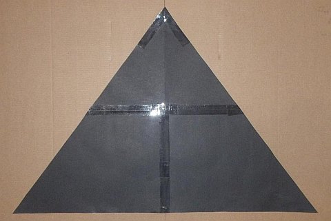 The Paper Delta kite - sail cut out. The Paper Delta kite - sail cut out.