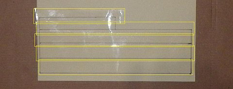 The Paper Diamond kite - rectangles taped.