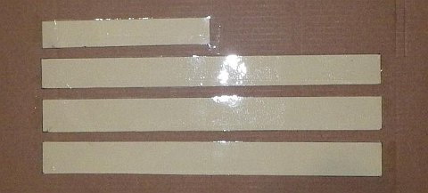 The Paper Diamond kite - rectangles cut out.