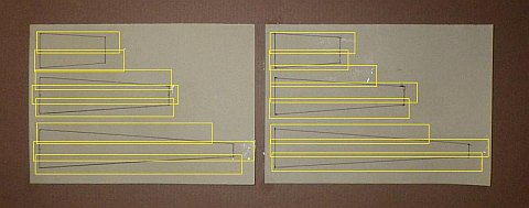 The Paper Diamond kite - shapes taped.