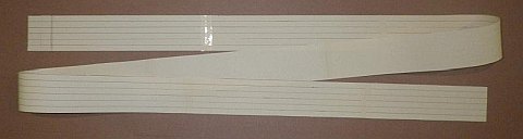 The Paper Diamond kite - rectangles taped together end to end.