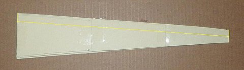 The Paper Rokkaku kite - tape folded around long edge.