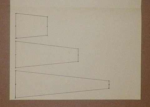 The Paper Rokkaku kite - lines drawn between dots.