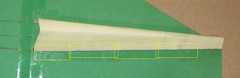 The Paper Rokkaku kite - edge taped all along.