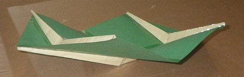 The Paper Rokkaku kite - all spars complete.