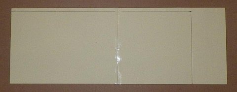 The Paper Sled kite - tail area measured and drawn.