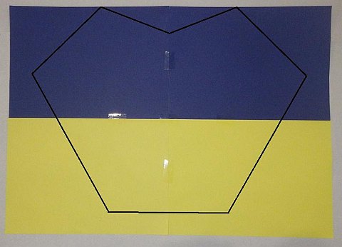 The Paper Sled kite - lines drawn between dots. The Paper Sled kite - lines drawn between dots.