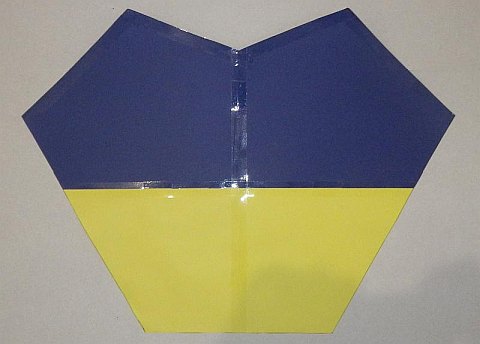 The Paper Sled kite - sail cut out. The Paper Sled kite - sail cut out.