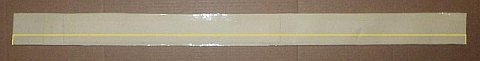 The Paper Sode kite - tape laid and folded around other long edge. The Paper Sode kite - tape laid and folded around other long edge.