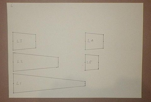 The Paper Sode kite - lines drawn between dots.
