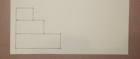 The Paper Sode kite - lines drawn between dots.