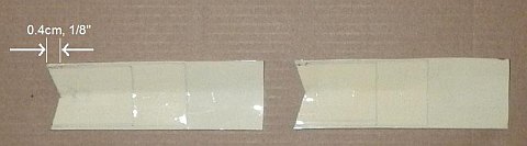 The Paper Sode kite - cut-outs done for both spar pieces.