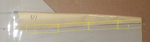 The Paper Sode kite - edge taped all along.