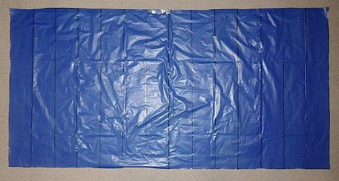 The Parachute kite - upper surface sheet cut.