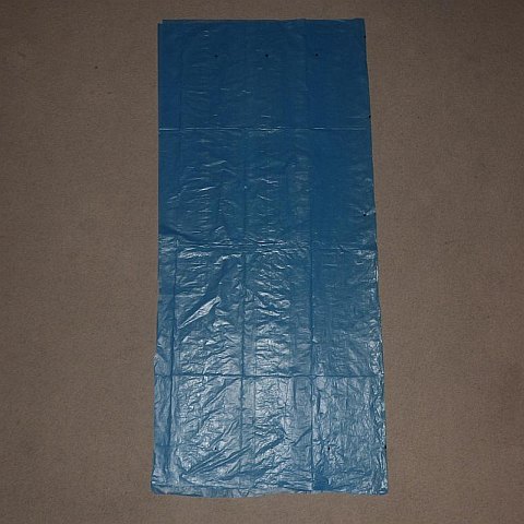 The Parafoil kite - plastic flipped, dots traced.