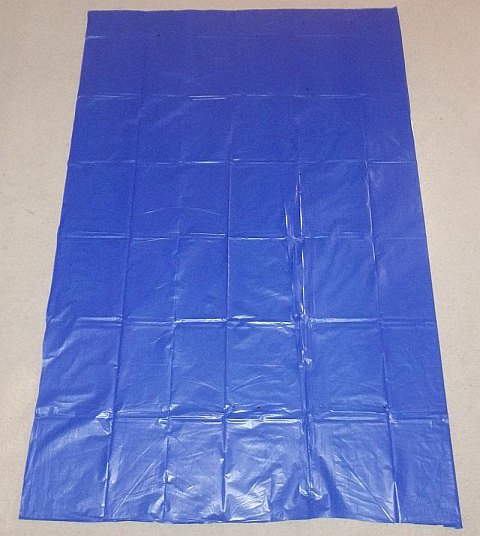 The Parafoil kite - plastic flipped, dots traced.