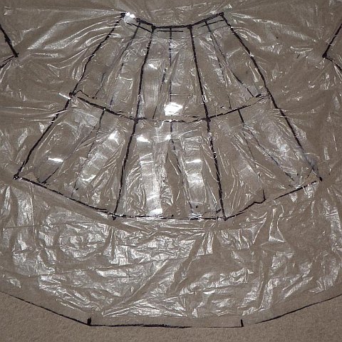 The Parasail kite - central vents opened.