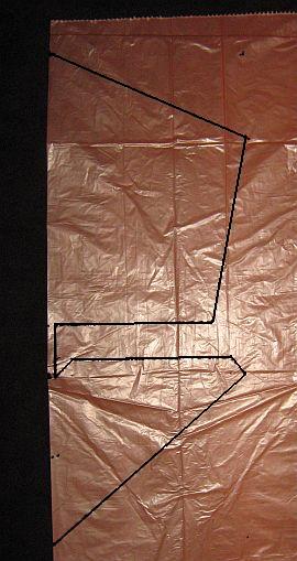 The 1-Skewer Roller - template shape marked on plastic bag. The 1-Skewer Roller - template shape marked on plastic bag.