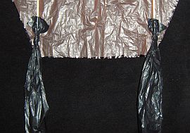 The 1-Skewer Sled - attaching the twin tails.