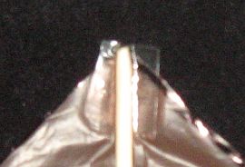 The 1-Skewer Sode - attachment of spar tip to plastic with sticky tape