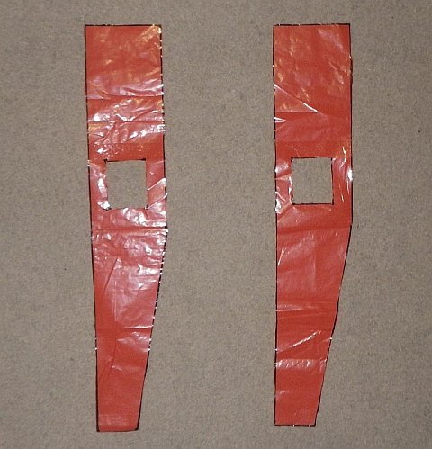 The Octopus kite - both side ribs.