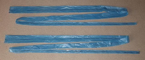 The Octopus kite - both completed tube tails.