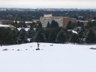 Braving the odds / Defying Idaho weather