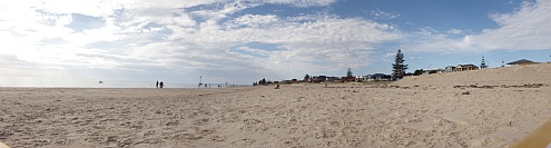 Panoramic shot of the locale from the kite-flier's perspective.