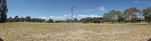Panoramic shot of the locale from the kite-flier's perspective.