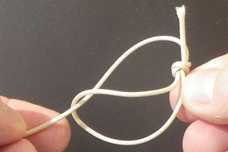 Lark's Head Knot - step 3