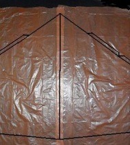 The Dowel Delta - 2 wing halves brought together The Dowel Delta - 2 wing halves brought together