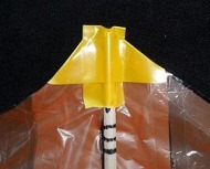 The Dowel Delta - nose taping detail