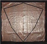 Dowel Diamond - mark other side and open out.